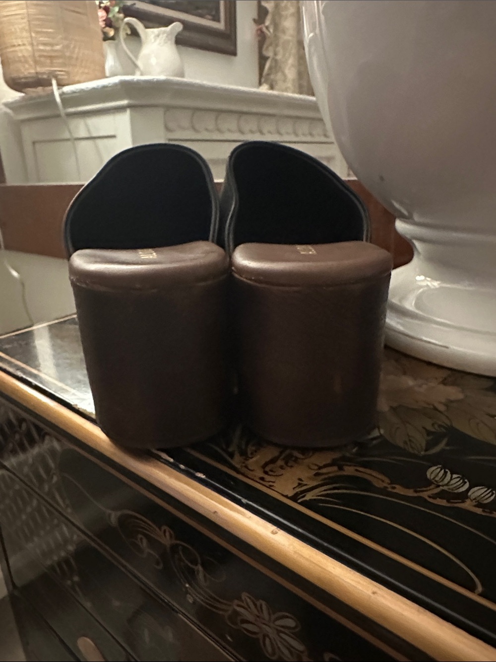ALOHAS Black Studded Platform Clogs (40) - Picture 7 of 8